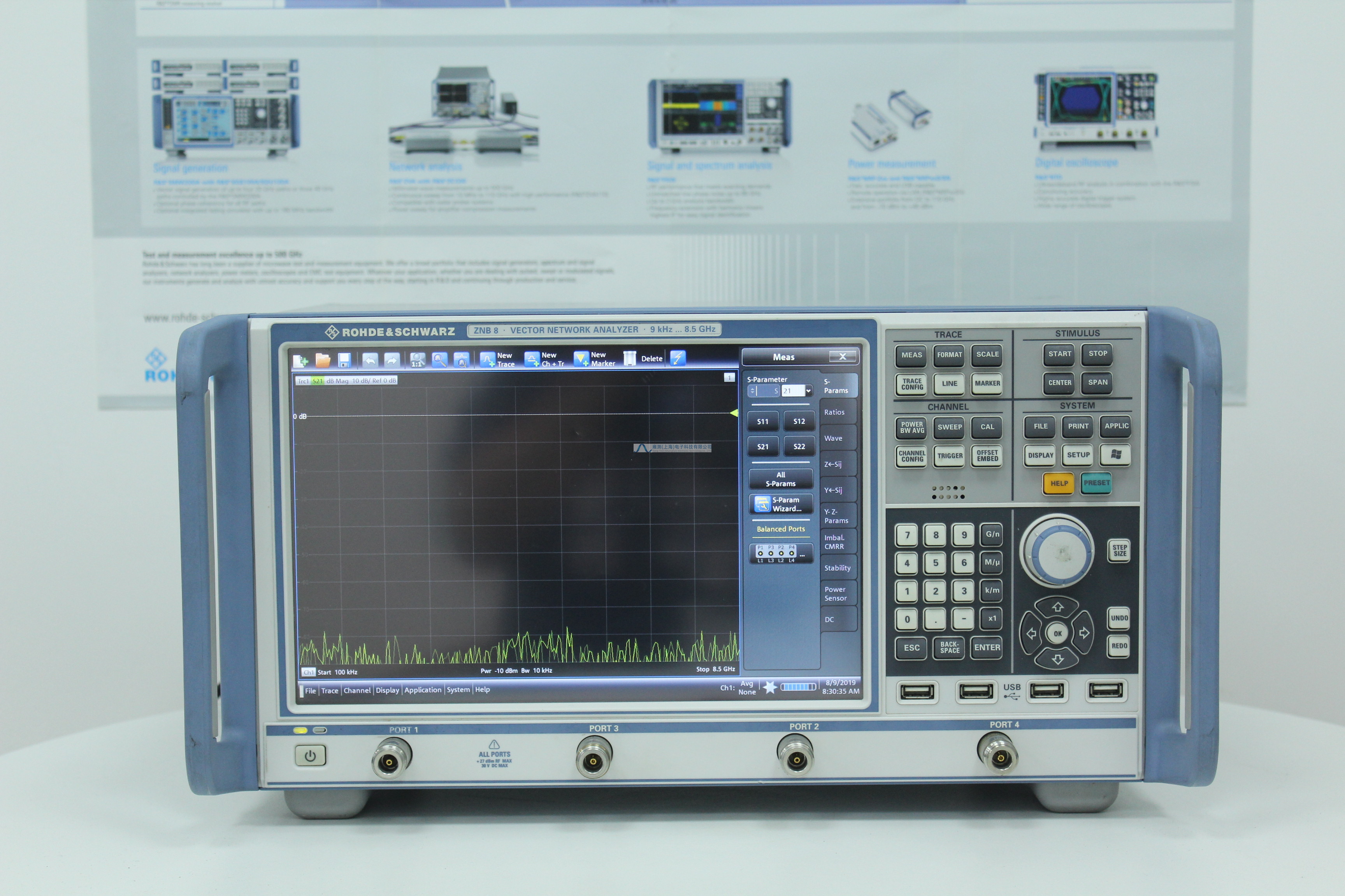 R&S ZNB8 矢量網絡分(fēn)析儀